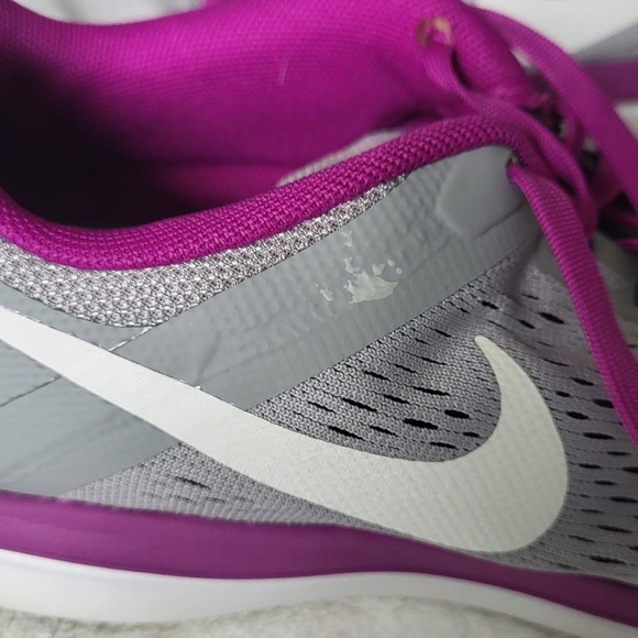 Nike Womens Flex 2016 RN Running Shoes Gray 830751-004 Low Top Mesh Lace Up Sz 9 - Picture 3 of 9